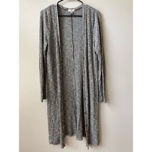Cozy, lightweight Heather Gray cardigan